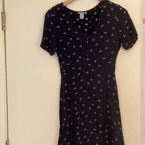 Small navy blue holiday dress